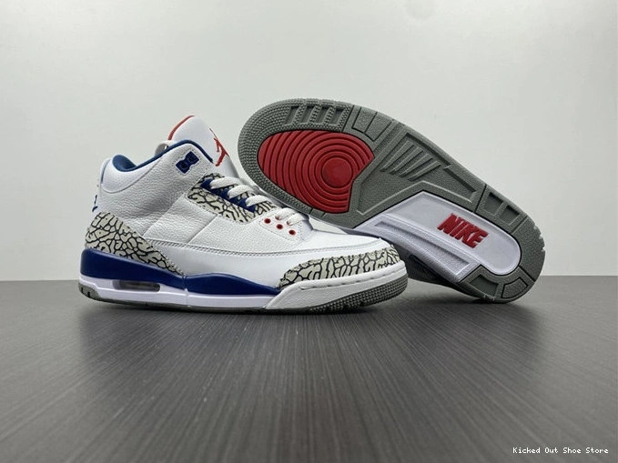 Kick Theory True Blue Jordan3 Breathable 854262- 3839 1029